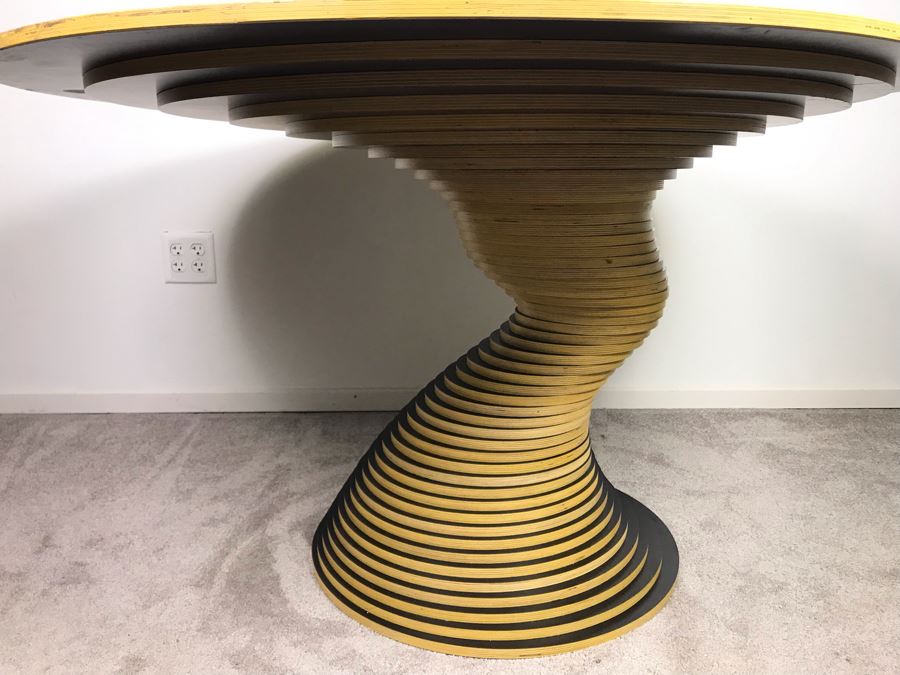 Marcello Pozzi Restoration Hardware Stack 50 Dining Table Made In Italy 48'W X 29.5'H [Photo 4]