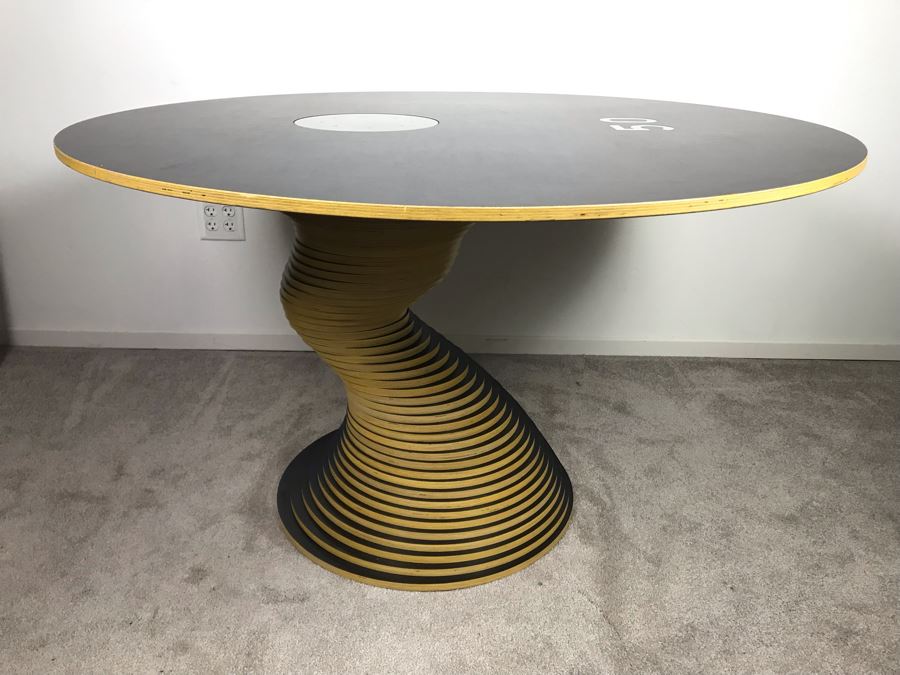 Marcello Pozzi Restoration Hardware Stack 50 Dining Table Made In Italy 48'W X 29.5'H [Photo 11]