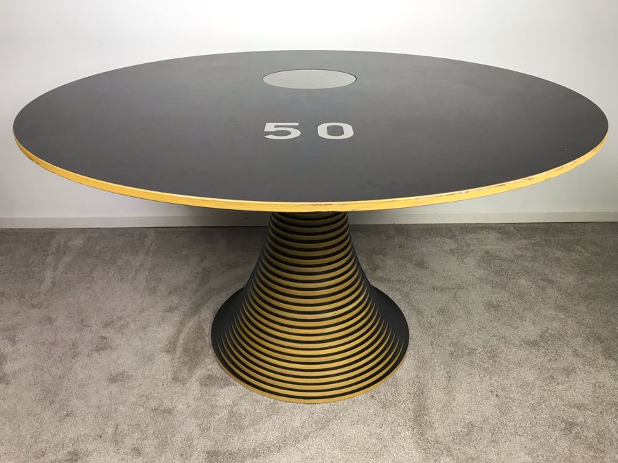 Marcello Pozzi Restoration Hardware Stack 50 Dining Table Made In Italy 48'W X 29.5'H [Photo 2]