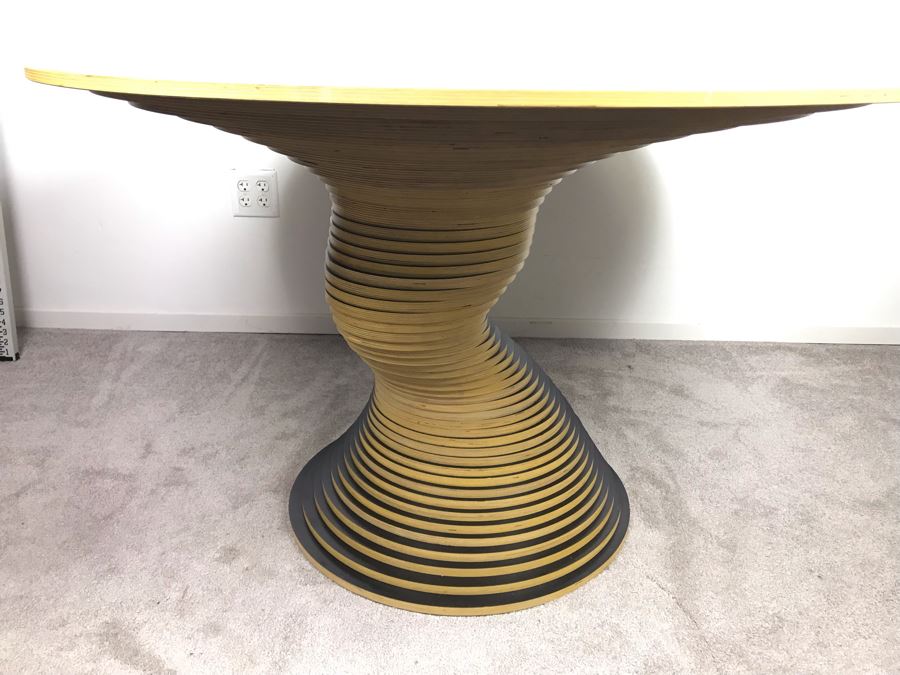 Marcello Pozzi Restoration Hardware Stack 50 Dining Table Made In Italy 48'W X 29.5'H [Photo 20]