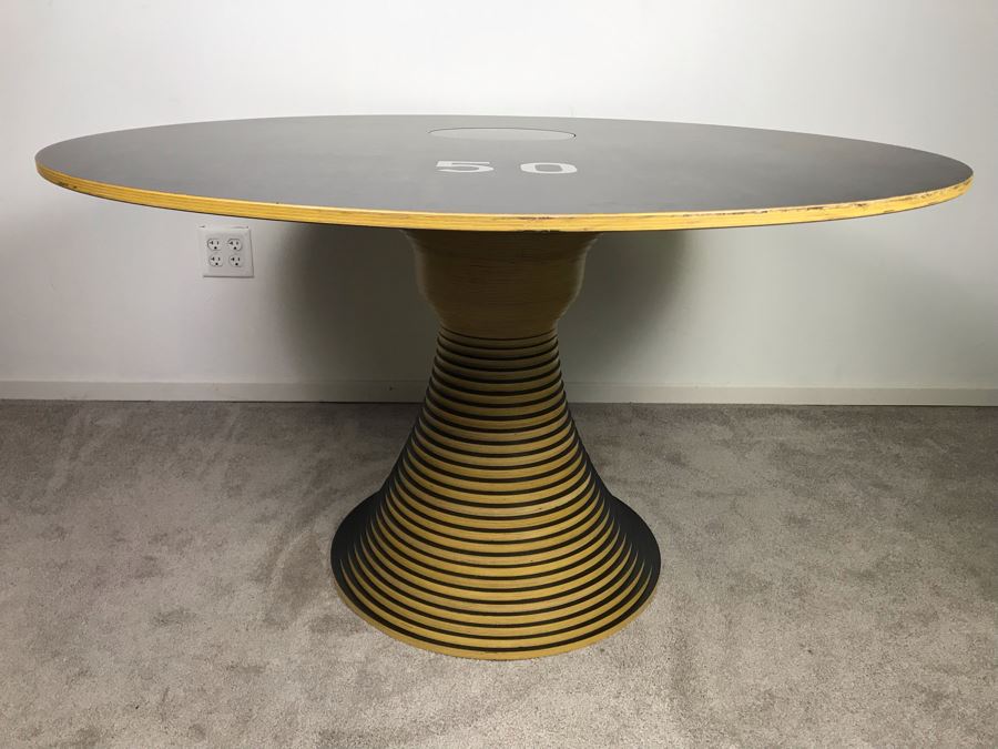 Marcello Pozzi Restoration Hardware Stack 50 Dining Table Made In Italy 48'W X 29.5'H [Photo 3]