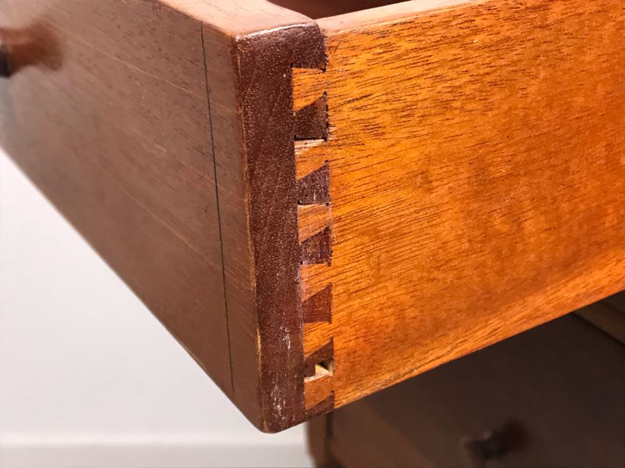 Stunning Antique Hekman Furniture Co Sewing Cabinet Grand Rapids Mi - Note Hinges On Top Side Doors Are Not Attached 30'W X 14'D X 29'H [Photo 4]