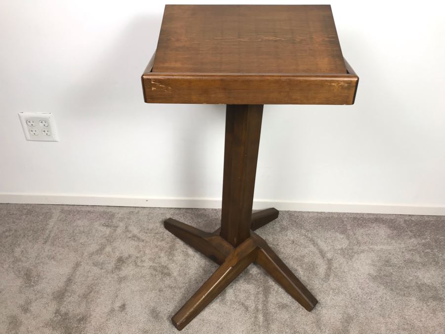 Vintage Wooden Dictionary Stand 2'8'H X 19'W X 12'D [Photo 9]