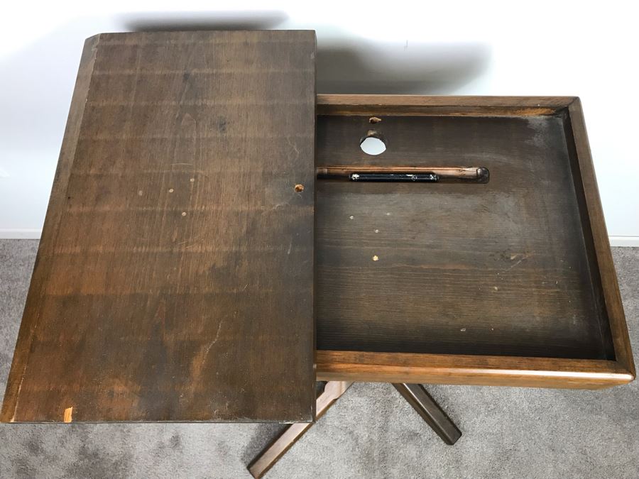 Vintage Wooden Dictionary Stand 2'8'H X 19'W X 12'D [Photo 6]