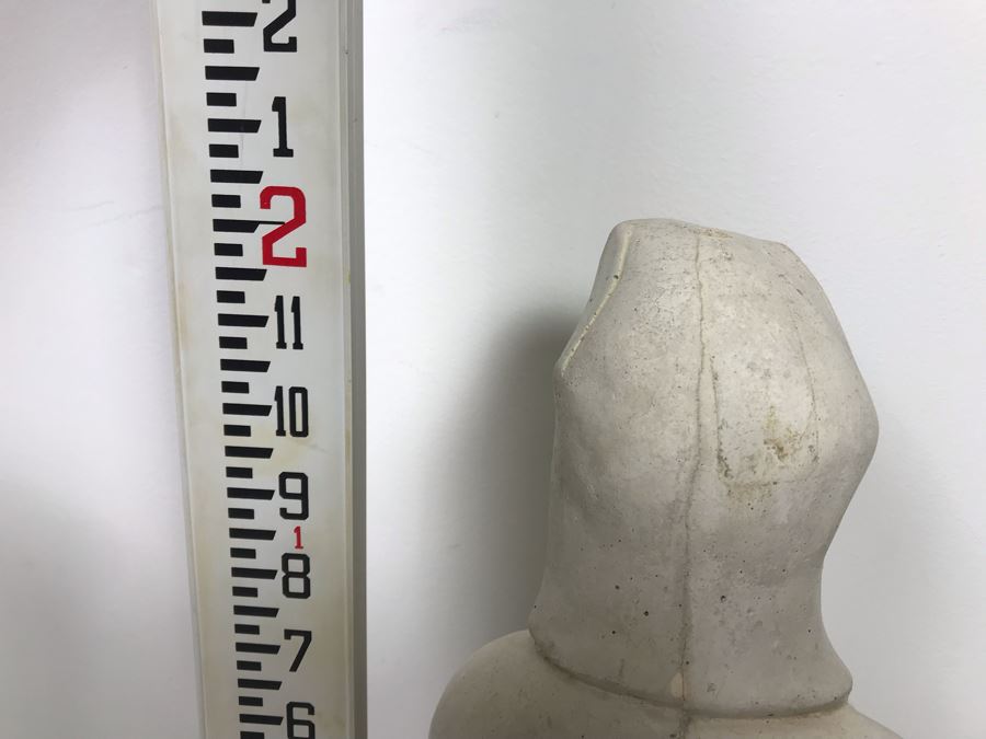 Pair Of Vintage Chinese Garden Statuary Statues 2'H [Photo 18]