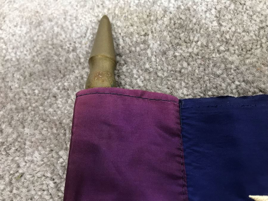 Vintage 48-Star U.S. Nylon Flag With Embroidered Stars 3'W [Photo 5]