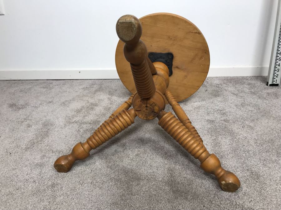 Vintage Lyon & Healy Piano Stool Chicago Ill 14'R [Photo 8]