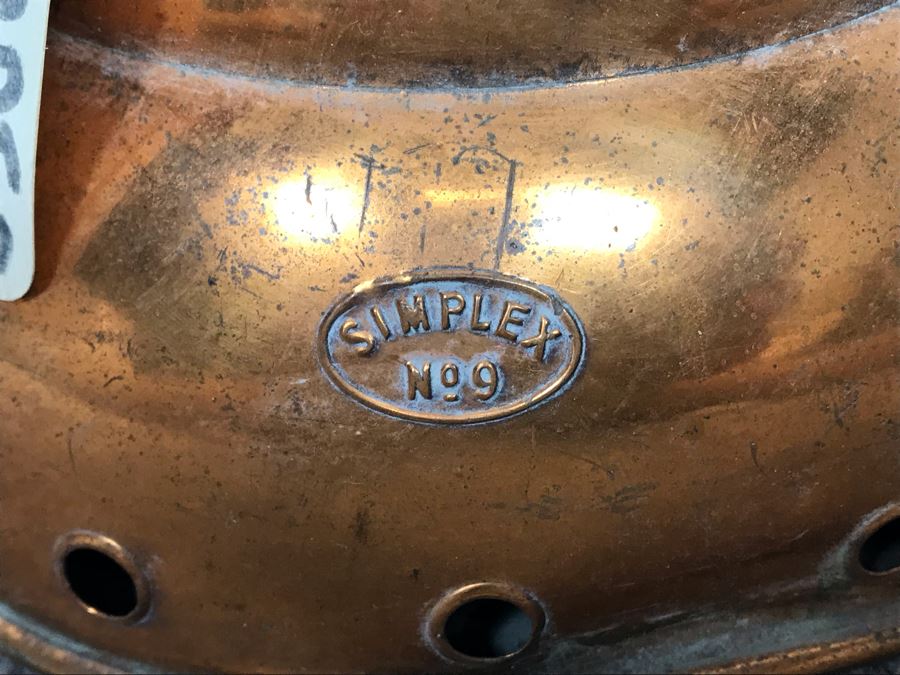 Vintage Copper Simplex No. 9 Laundry Plunger [Photo 4]