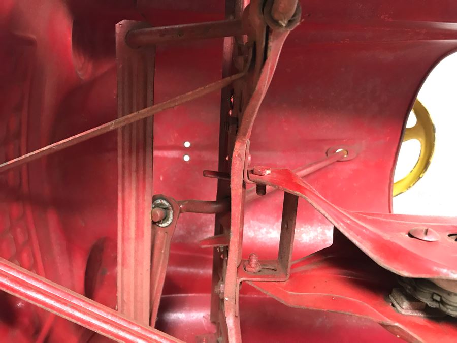 Original Vintage Mid-Century Murray Pressed Steel Pedal Car Working Chain Driven Minimal Rust [Photo 24]