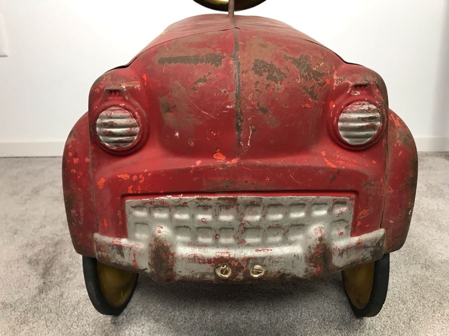 Original Vintage Mid-Century Murray Pressed Steel Pedal Car Working Chain Driven Minimal Rust [Photo 7]