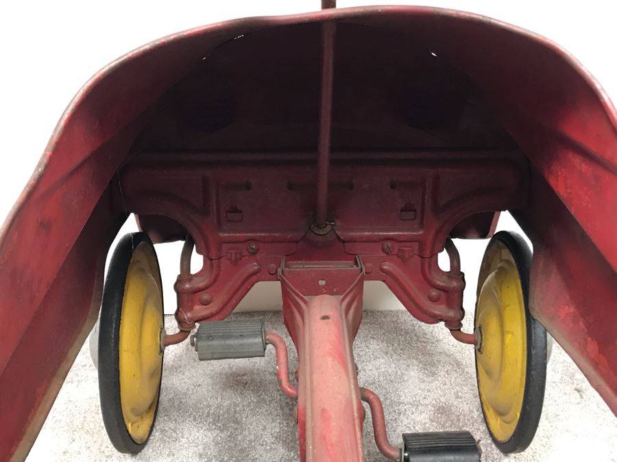 Original Vintage Mid-Century Murray Pressed Steel Pedal Car Working Chain Driven Minimal Rust [Photo 17]