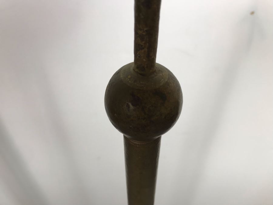 Vintage Metal Hanging Bird Cage Floor Stand With Eagle Finial 5'10'H [Photo 10]