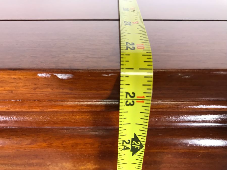 Chinese Solid Teak Gentleman's Dresser Very Heavy 42'W X 22.5'D X 60'H [Photo 24]