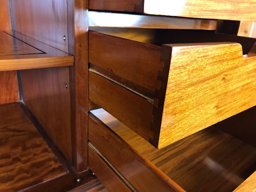 Chinese Solid Teak Gentleman's Dresser Very Heavy 42'W X 22.5'D X 60'H [Photo 11]