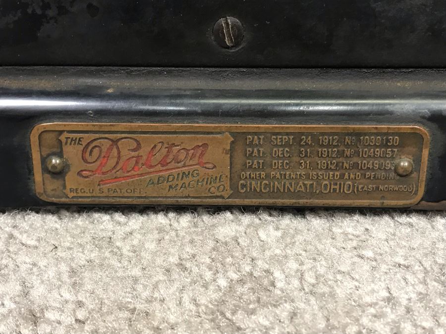 Vintage Dalton Mechanical Adding, Listing And Calculating Machine [Photo 5]
