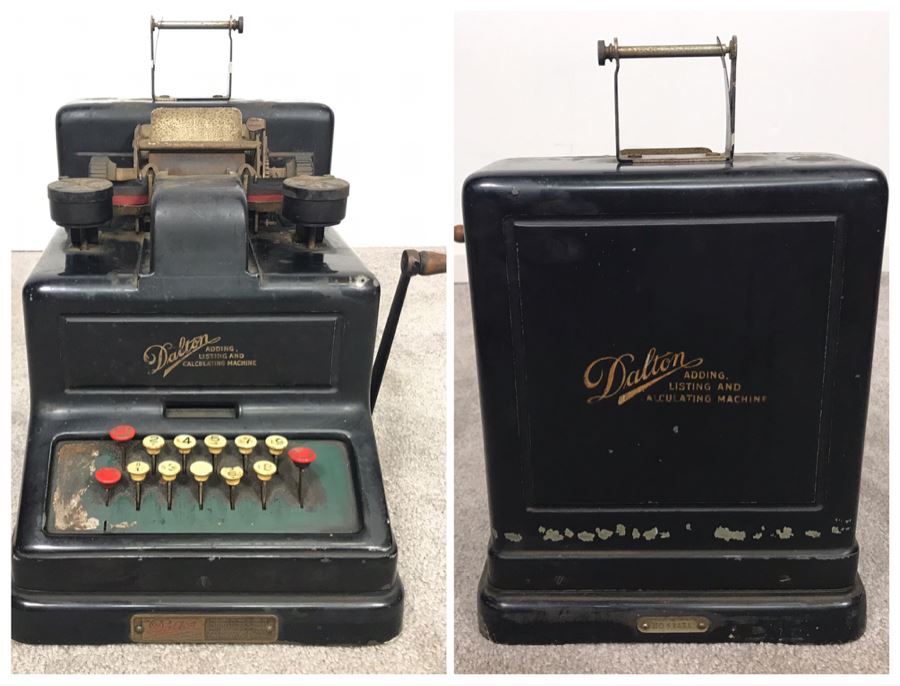 Vintage Dalton Mechanical Adding, Listing And Calculating Machine [Photo 1]