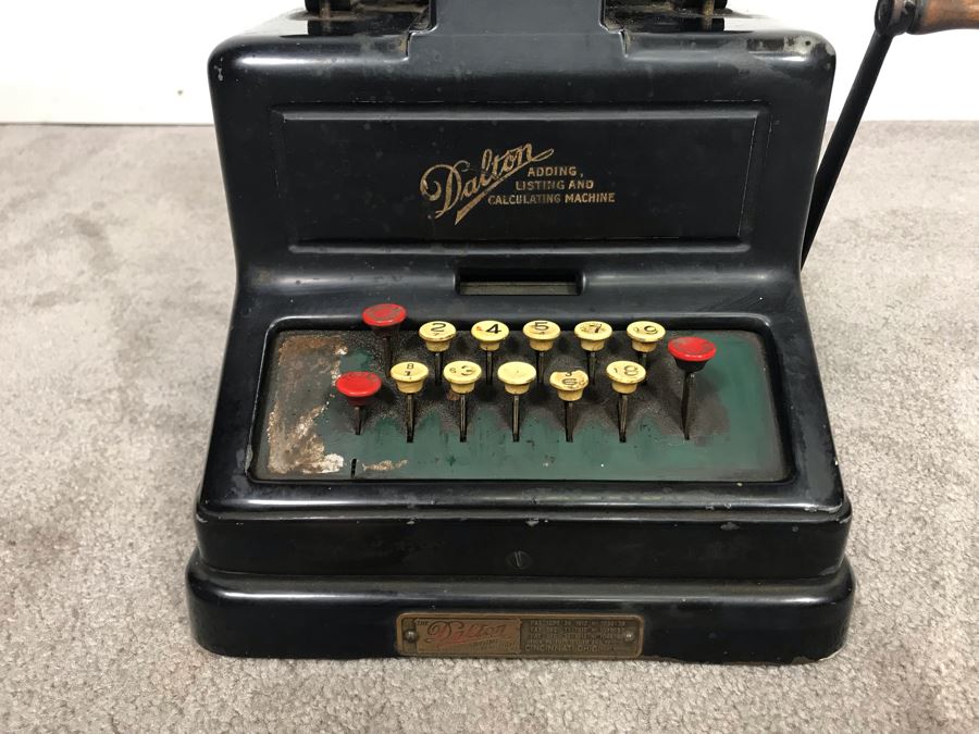 Vintage Dalton Mechanical Adding, Listing And Calculating Machine [Photo 3]