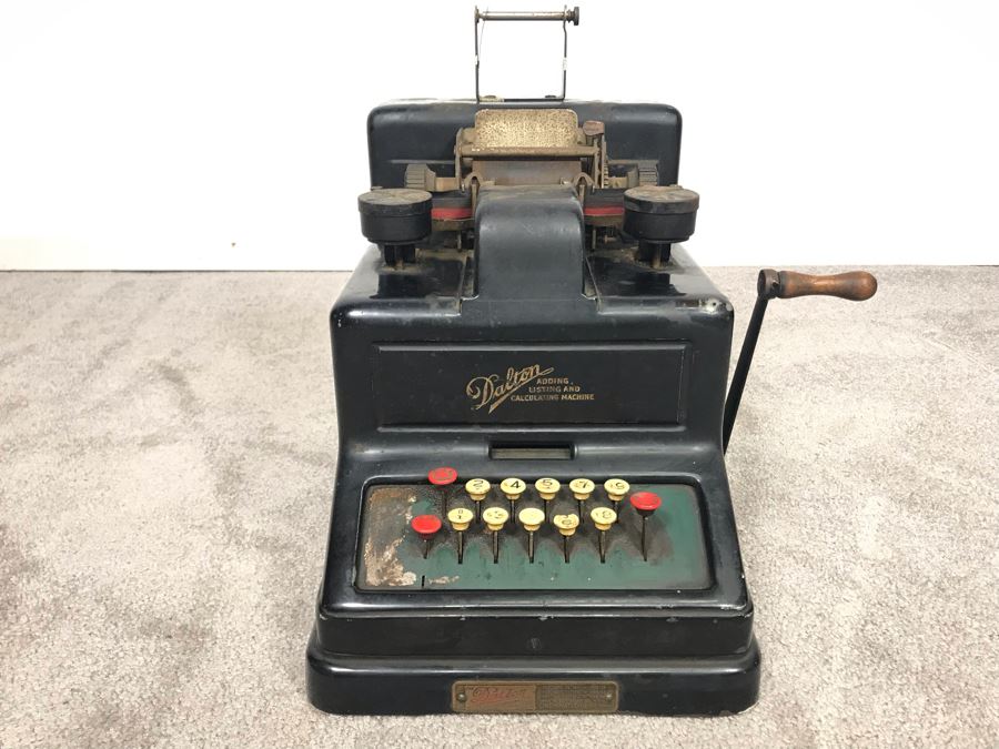 Vintage Dalton Mechanical Adding, Listing And Calculating Machine [Photo 2]