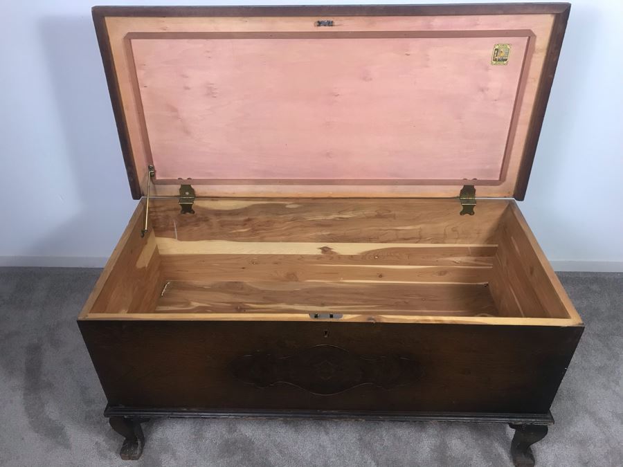 Antique Cedar Chest By Caswell Runyan 41'W X 18.5'D X 20'H [Photo 11]
