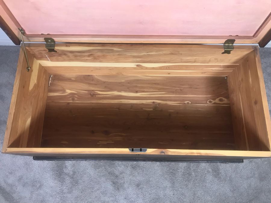 Antique Cedar Chest By Caswell Runyan 41'W X 18.5'D X 20'H [Photo 12]