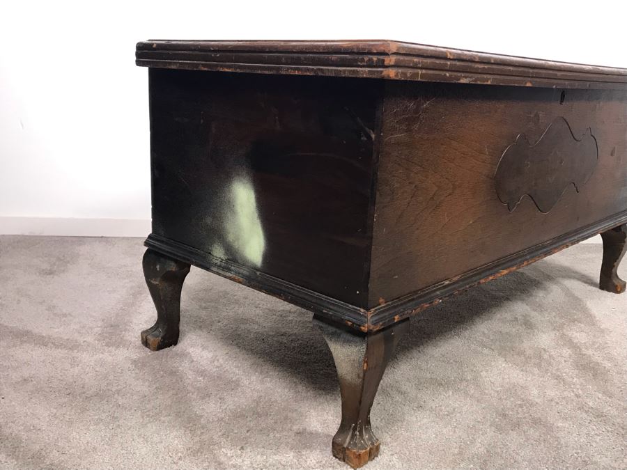 Antique Cedar Chest By Caswell Runyan 41'W X 18.5'D X 20'H [Photo 10]