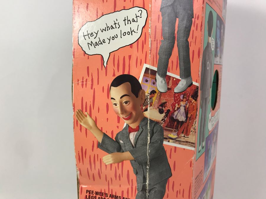 pee wee herman doll in box