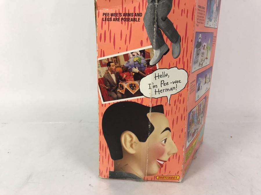 pee wee herman doll in box