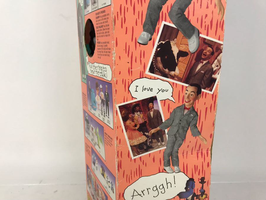 pee wee herman doll in box