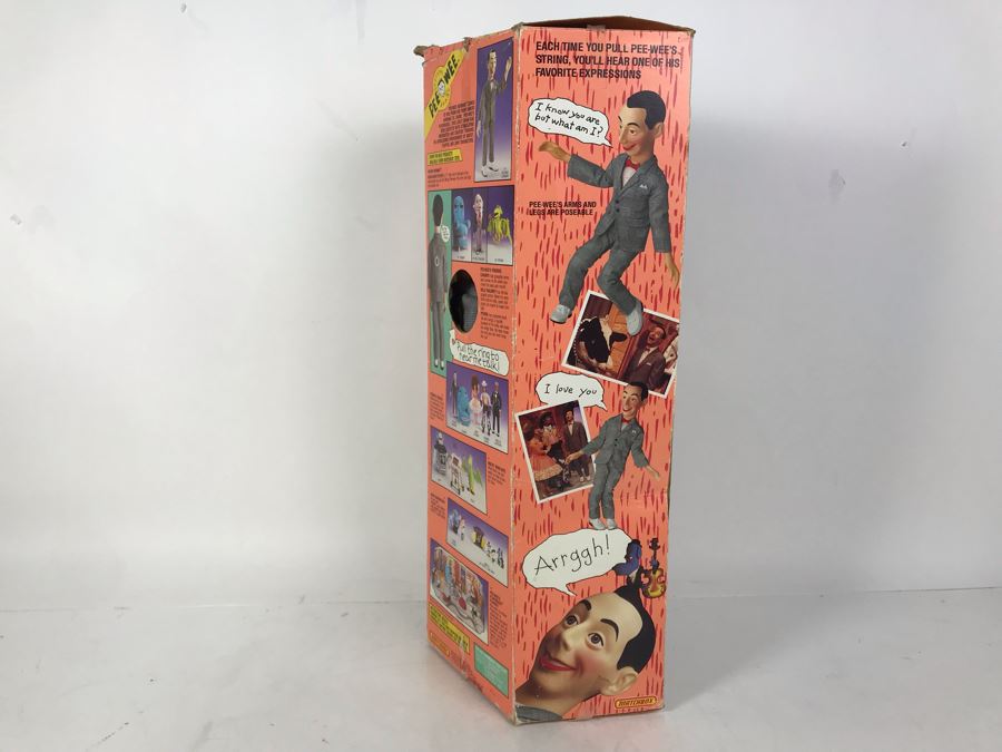 pee wee herman doll in box