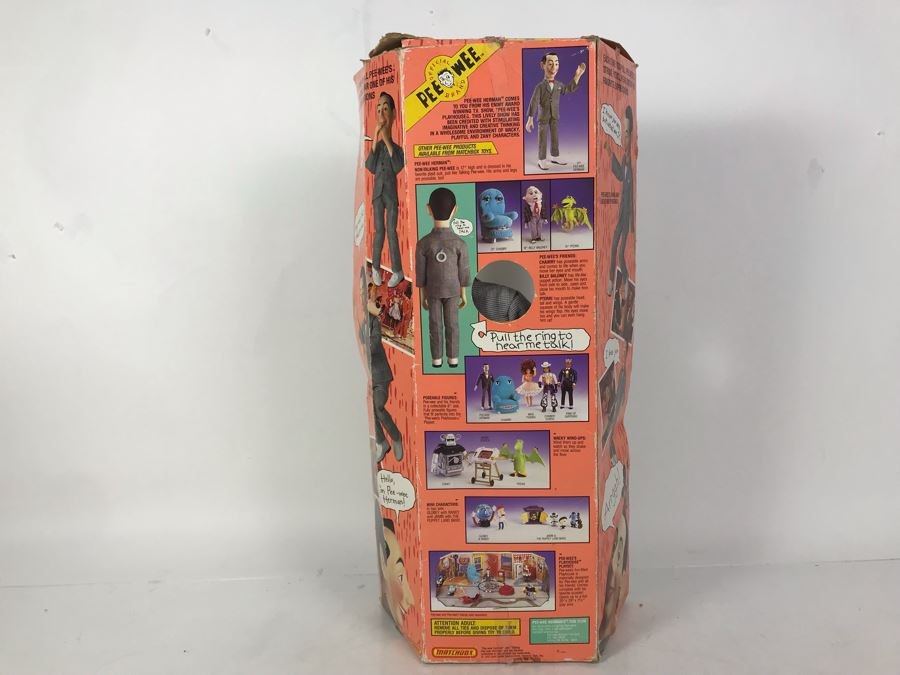 pee wee herman doll in box