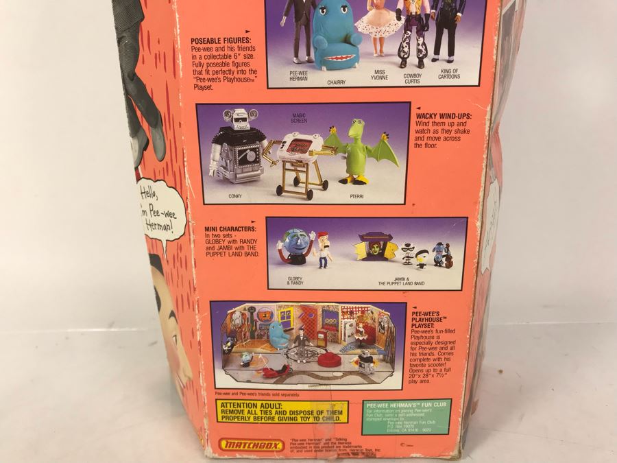 pee wee herman doll in box