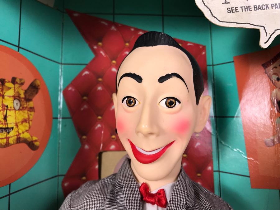 pee wee herman doll in box