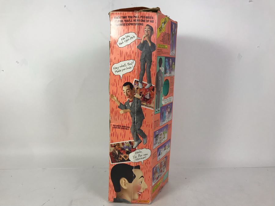 pee wee herman doll in box