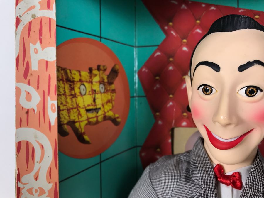 pee wee herman doll in box