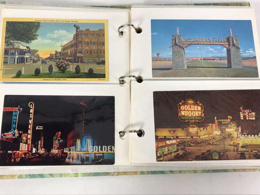 Album Filled With Vintage Collectible Las Vegas Postcards - See Photos For Sampling [Photo 9]