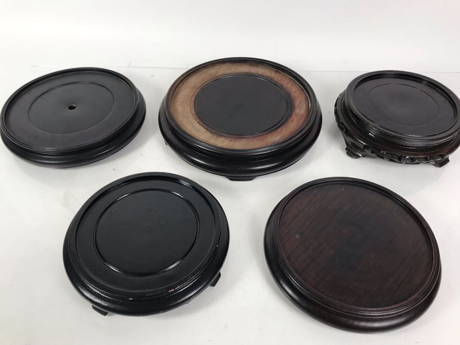 (5) Wooden Chinese Stands [Photo 2]