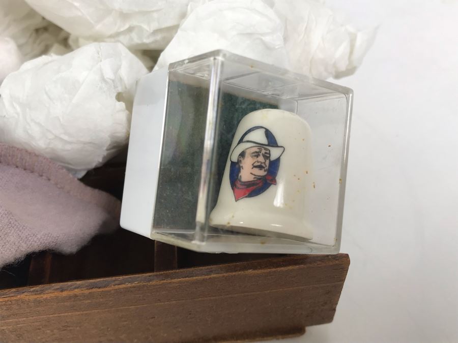 Large Collection Of Thimbles - Some Sterling Silver - See Photos For Sampling [Photo 10]