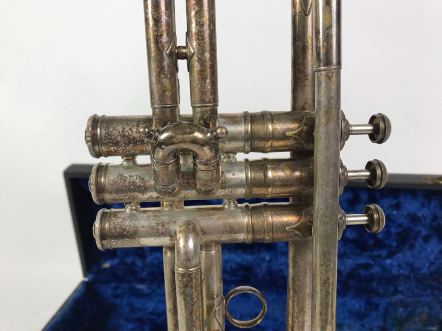 Vintage Trumpet With Case Elkhart, Indiana [Photo 7]