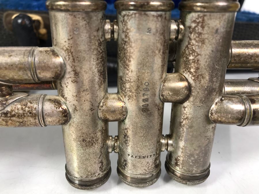 Vintage Trumpet With Case Elkhart, Indiana [Photo 10]