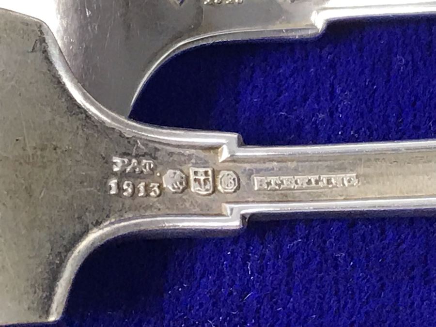 Antique Gorham Sterling Silver Flatware 39-Piece Set 981g Of Sterling Not Including Knives [Photo 15]