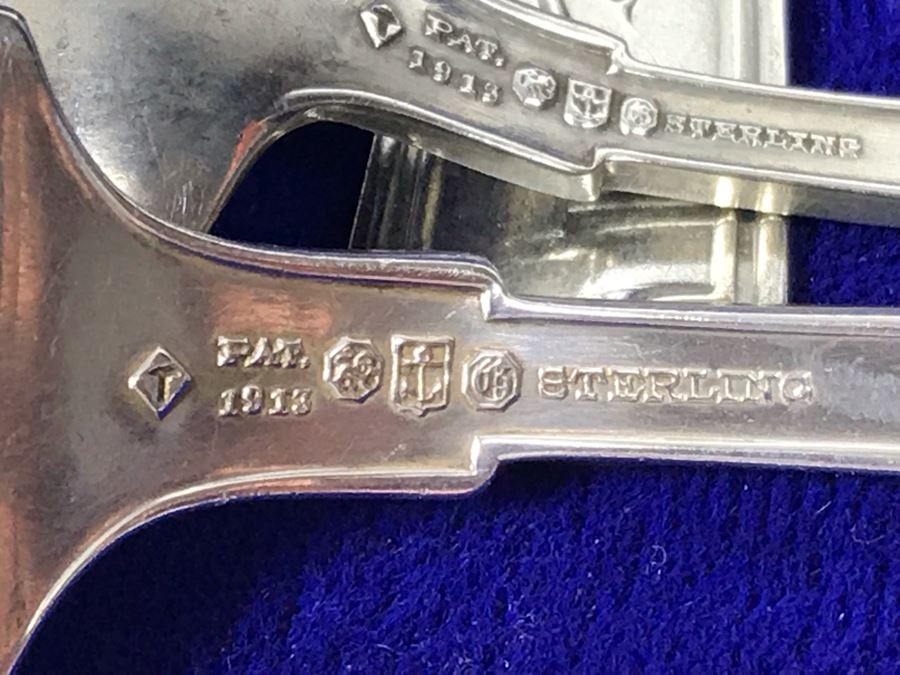 Antique Gorham Sterling Silver Flatware 39-Piece Set 981g Of Sterling Not Including Knives [Photo 14]