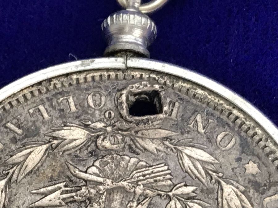 1887 Silver Coin Pendant Necklace [Photo 7]