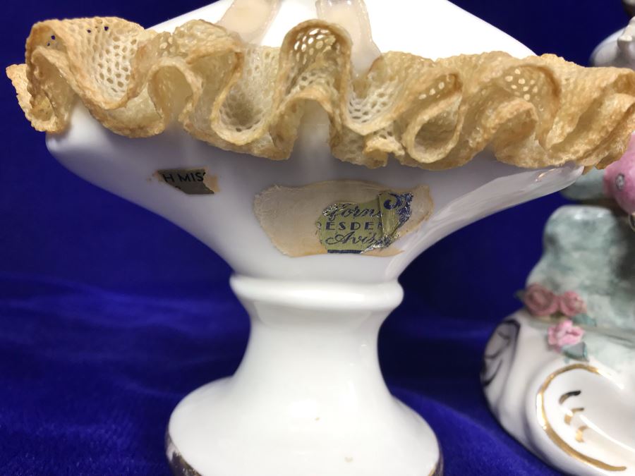 (2) Vintage California Dresden By Avis Figurines, (1) Avis Wright Glendale Calif Figurine And (1) Unknown Figurine [Photo 7]