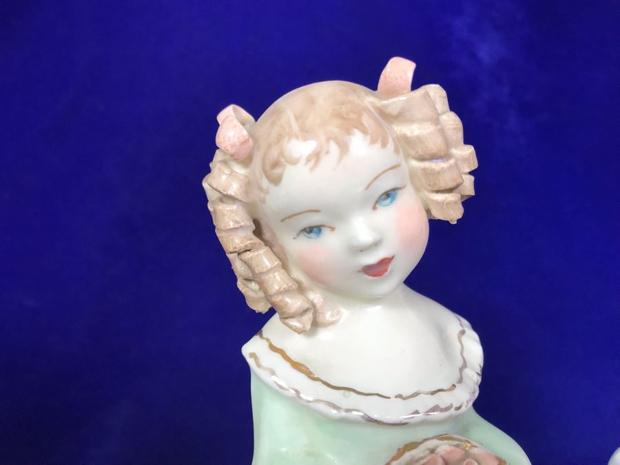 (2) Vintage California Dresden By Avis Figurines, (1) Avis Wright Glendale Calif Figurine And (1) Unknown Figurine [Photo 15]