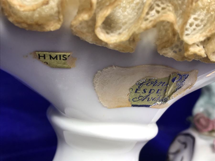 (2) Vintage California Dresden By Avis Figurines, (1) Avis Wright Glendale Calif Figurine And (1) Unknown Figurine [Photo 8]