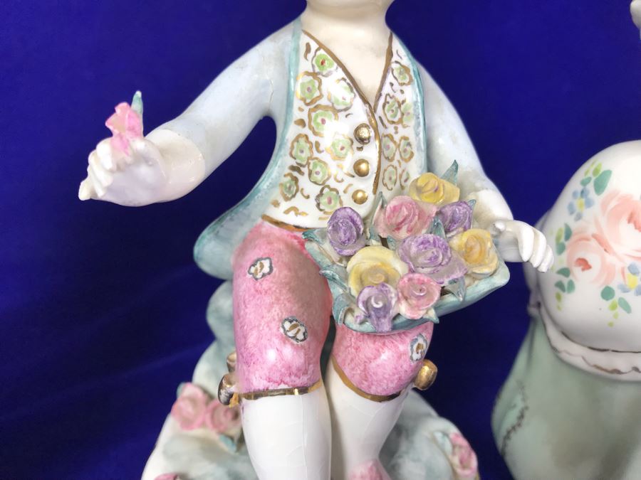 (2) Vintage California Dresden By Avis Figurines, (1) Avis Wright Glendale Calif Figurine And (1) Unknown Figurine [Photo 11]