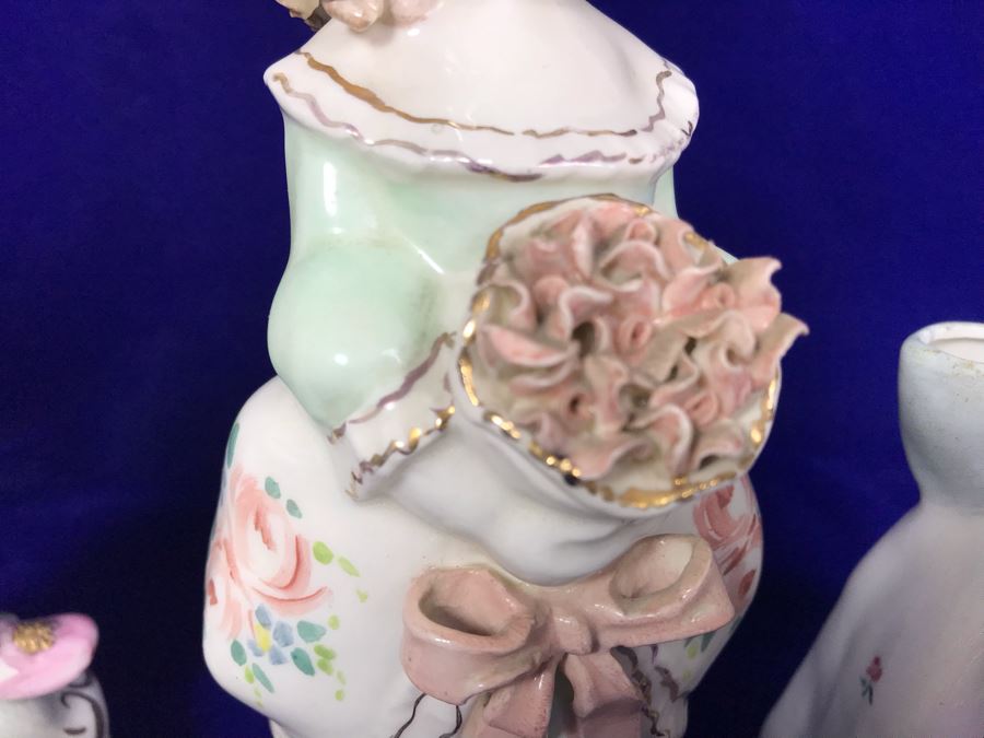 (2) Vintage California Dresden By Avis Figurines, (1) Avis Wright Glendale Calif Figurine And (1) Unknown Figurine [Photo 16]