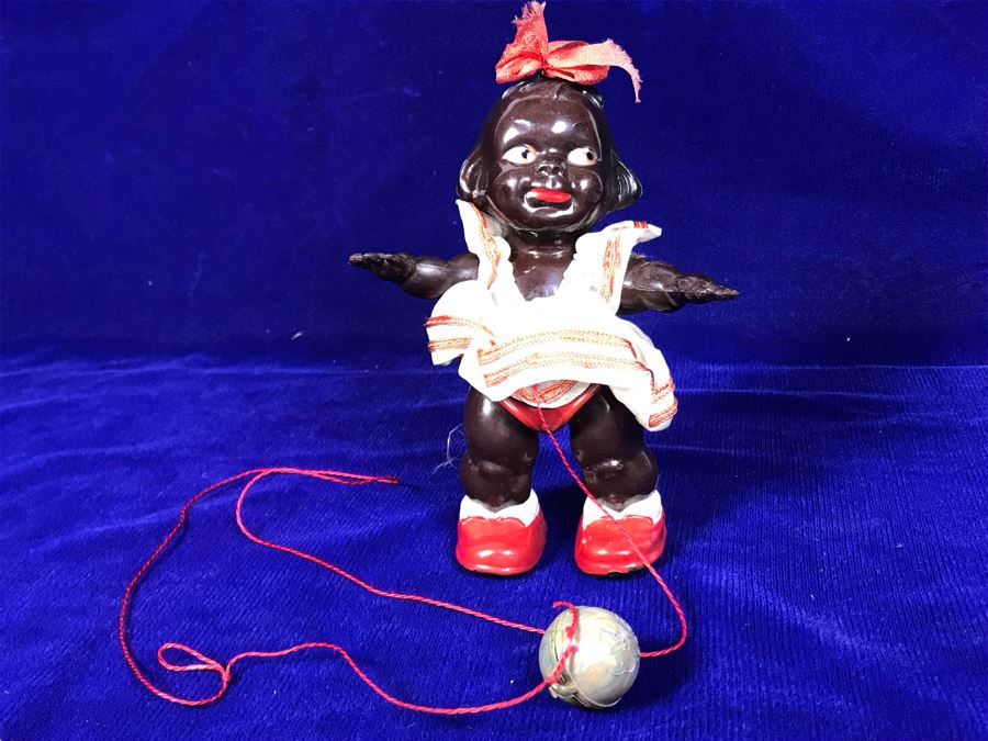 Rare Edi Germany Ramp Walker Doll With Original Ball And String [Photo 12]