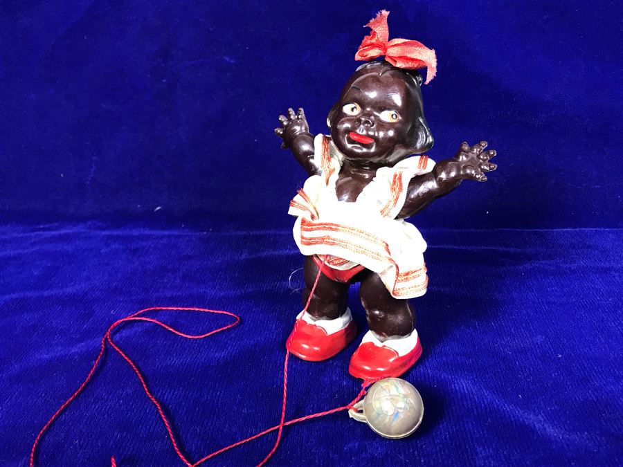 Rare Edi Germany Ramp Walker Doll With Original Ball And String [Photo 6]