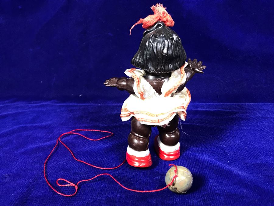 Rare Edi Germany Ramp Walker Doll With Original Ball And String [Photo 9]